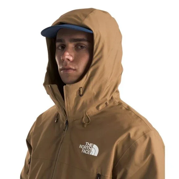 The North Face Mountain Range Down Parka 600 Men's Sz L Utility Brown  ~NWT $400 - Picture 4 of 9